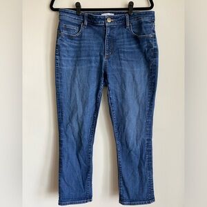 LOFT Kick Crop Jean, Size 10